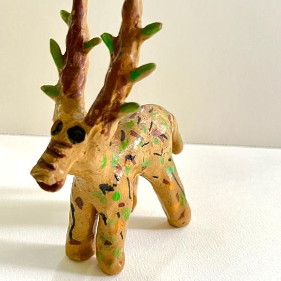 Vintage Mexican, rustic miniature figures, small clay animals, Chiapas 1960’s - Picture 5 of 12